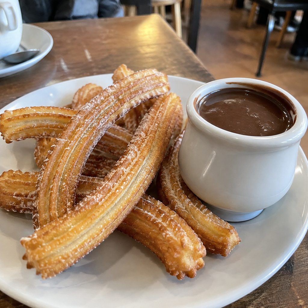 Dessert at the bar